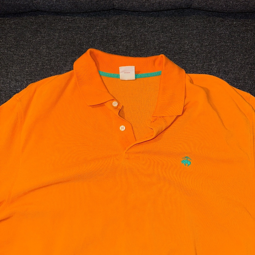 Brooks Brothers Golden Fleece Orange Polo